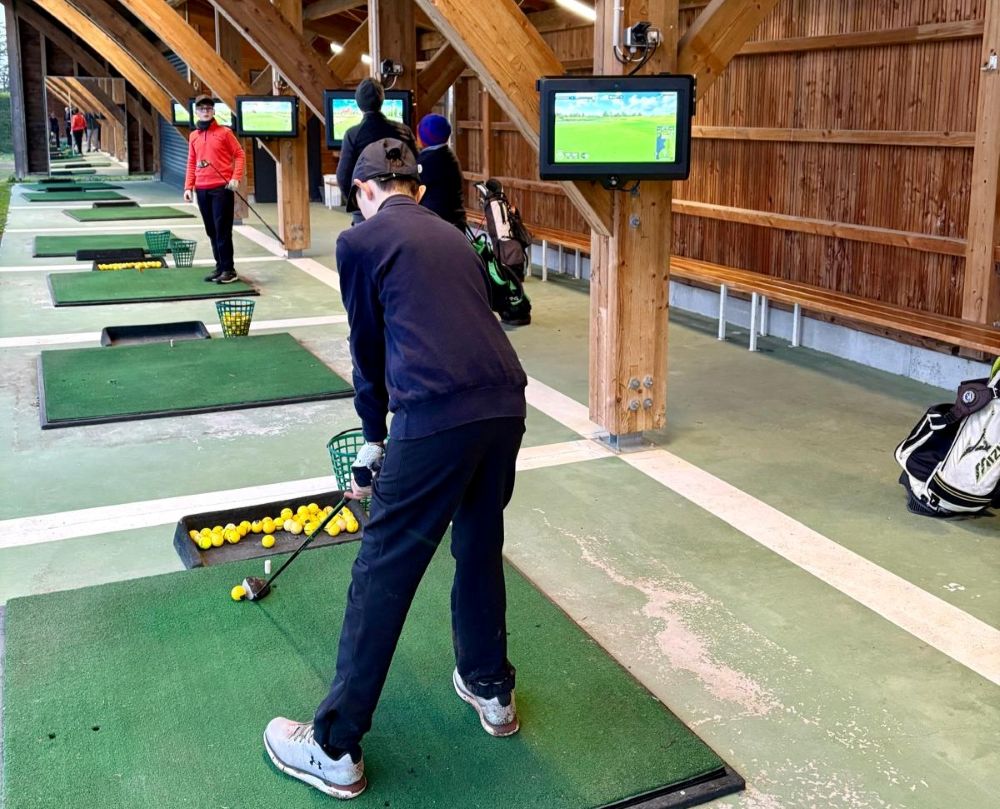Practice avec trackman range Golf du Haut-Poitou KOLF 86130