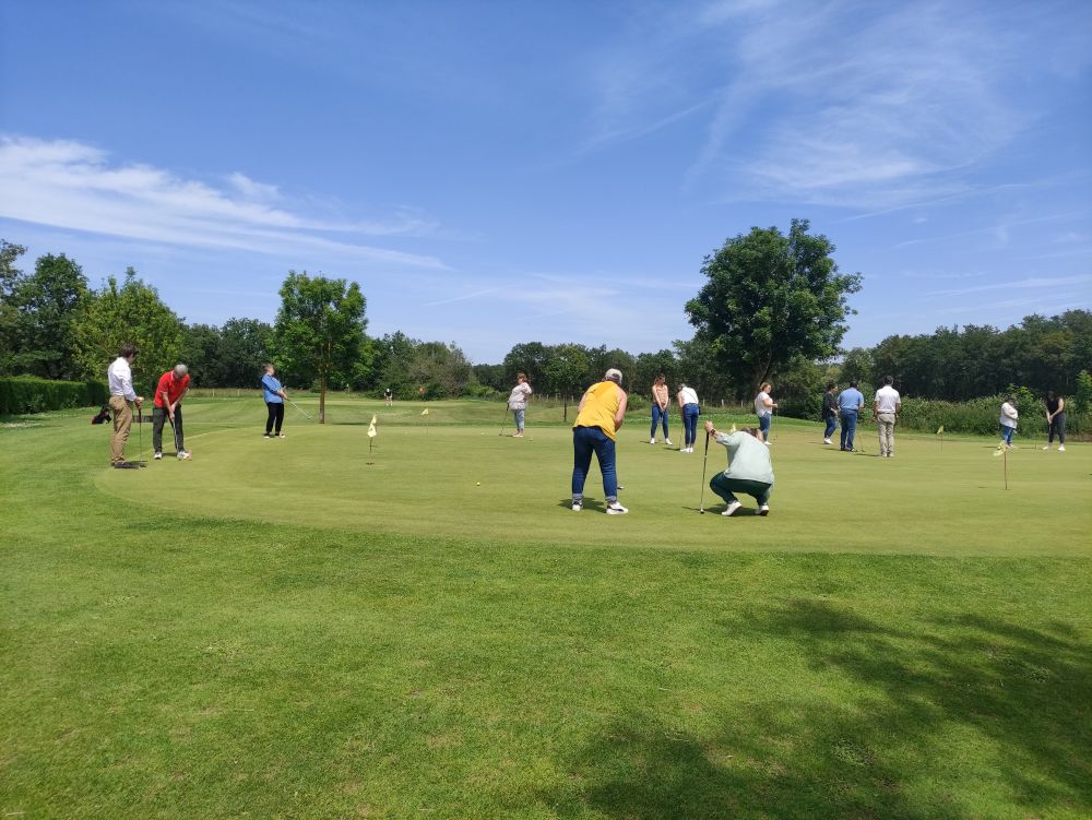 Putting green practice Golf du Haut-Poitou KOLF