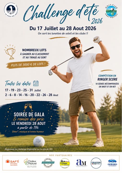 Challenge d&rsquo;été samedi 22 août 2026