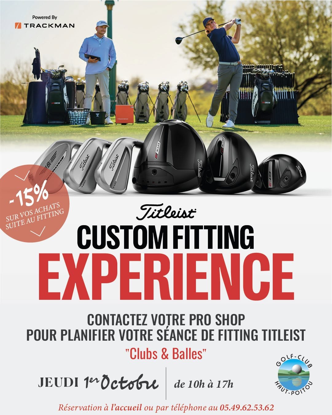 Fitting TITLEIST 1er octobre 2026